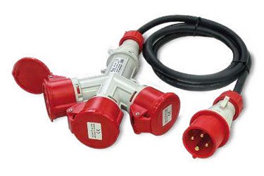 Moltiplicatori e adattatori Prese e spine industriali