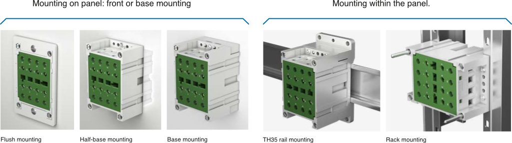 Montaggio prese amperometriche Entrelec Essailec